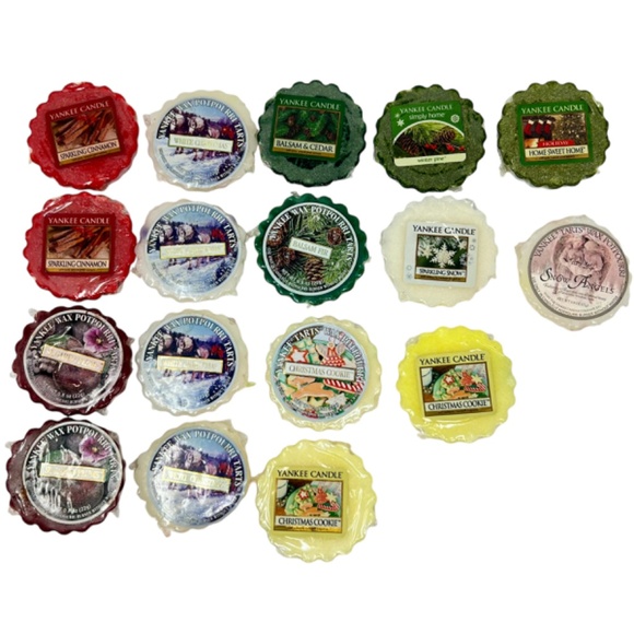 Yankee Candle Wax Tart/Wax Melt Christmas Assortment Lot of 17 🎄 - Picture 2 of 8